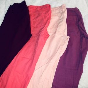 4 pairs of pants